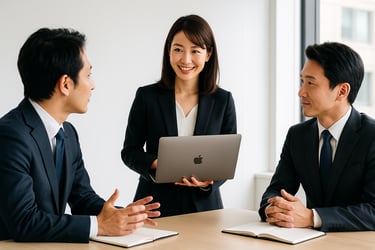 営業・マーケティング実行支援のイメージ - チームミーティング